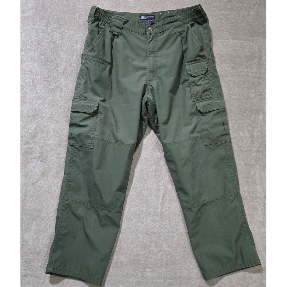 5.11 Tactical Cargo Pants 36x30 Green Gorpcore Granola Ripstop Utility Workwear